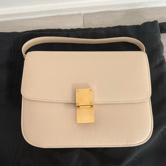 Celine box bag in beige colorin medium - Picture 3 of 12